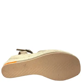 Beige Keil Sandalen Refresh