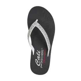 Skechers Compensatie Slippers Wit