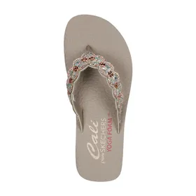 Compensatie Slippers Skechers Taupe
