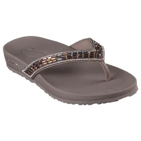 Skechers Arch Fit Flip Flops Taupe