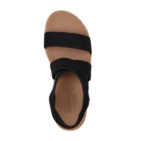 Sandales compensées Skechers Noir