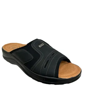 Fly Flot Pantoffels Zwart Leder