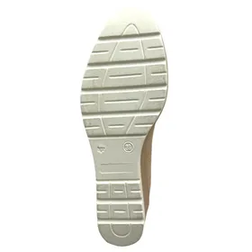 D'Chicas Wedge Shoes Leather Beige