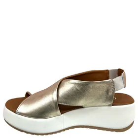 D'Chicas Hakken Sandalen Leder Goud