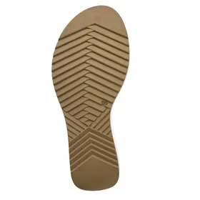 D'Chicas Wedge Sandalen Leder Taupe