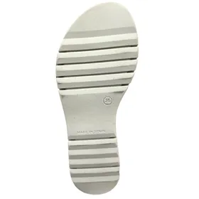 Sandales compensées D'Chicas cuir orange