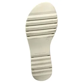 D'Chicas Keil Sandalen Leder Braun