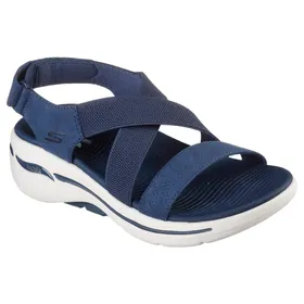Sandales compensées Skechers Bleu