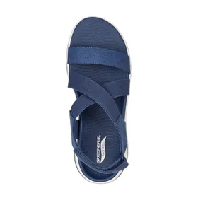 Sandales compensées Skechers Bleu