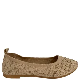 Ballet Flats Super shoes Beige Textile
