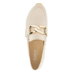 Gabor Slip-on Beige Daim
