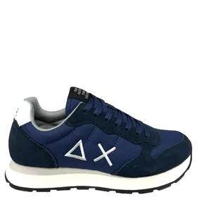 Tom Sollid Sneakers Blauw Leer