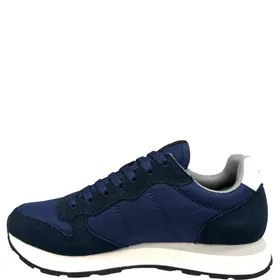 Tom Sollid Sneakers Blauw Leer