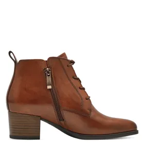Tamaris Bottines Cuir Cognac
