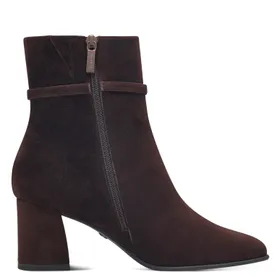 Tamaris Bottines Brun Cuir Textile