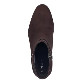 Tamaris Bottines Brun Cuir Textile