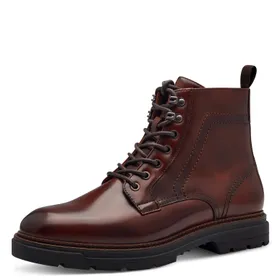 Tamaris Enkellaarsjes Cognac Leer