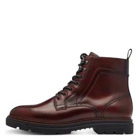 Tamaris Enkellaarsjes Cognac Leer