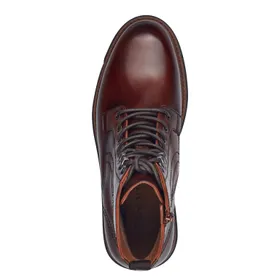 Tamaris Enkellaarsjes Cognac Leer