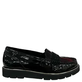 Ara Dallas Loafers Black Leather
