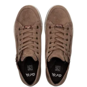 Ara Stiefeletten Taupe Leder