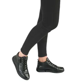 Ara Rom Sport St. Ankle Boots Black Leather