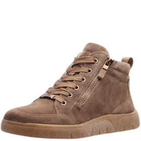 Ara Rom Sport St. Ankle Boots Taupe Leather