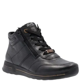 Ara Osaka Enkellaarsjes Zwart Leer