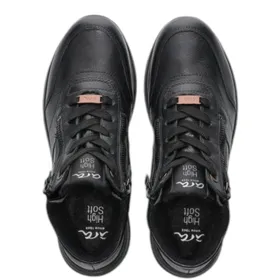 Ara Osaka Enkellaarsjes Zwart Leer