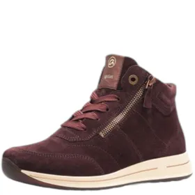 Ara Osaka Ankle Boots Mauve Leather