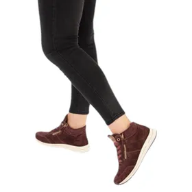 Ara Osaka Ankle Boots Mauve Leather