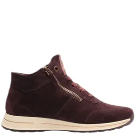 Ara Osaka Ankle Boots Mauve Leather