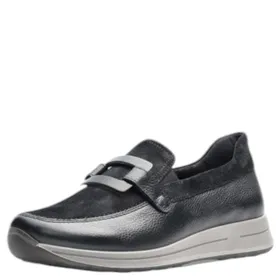 Ara Osaka Mocassins Zwart Leer