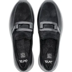 Ara Osaka Mocassins Zwart Leer