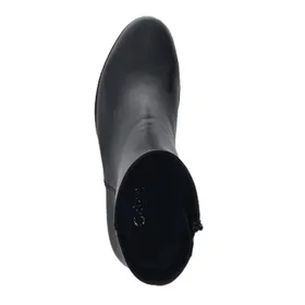 Gabor Comfort Enkellaarsjes Zwart Leer