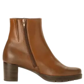 Gabor Comfort Enkellaarsjes Cognac Leer