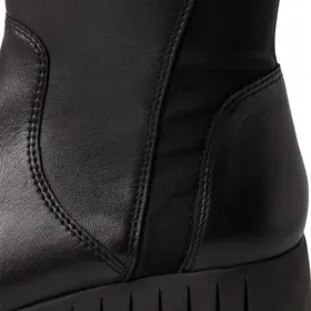 Marco Tozzi Boots Black Leather Textile