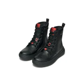 GEOX Phaolae Enkellaarsjes Zwart