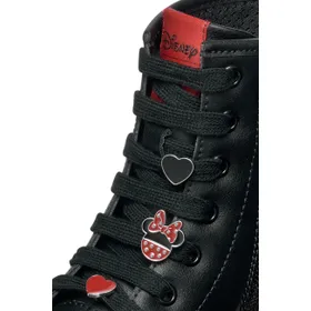 GEOX Phaolae Enkellaarsjes Zwart