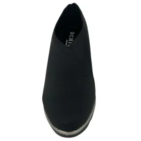 D'Chicas Wedge Shoes Black Textile