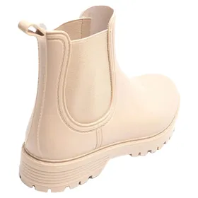 Bottines de pluie Beige