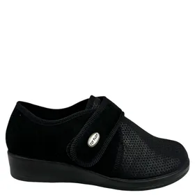 Fly Flot Pantoufles Textile Noir