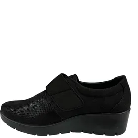 Fly Flot Pantoufles Textile Noir