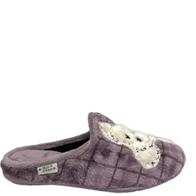 Slipper Mules Mauve Textile
