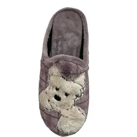 Slipper Mules Mauve Textile