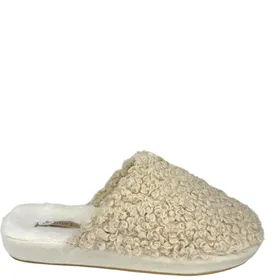 Slippers Mules Beige Textile