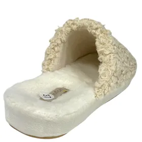 Slippers Mules Beige Textile