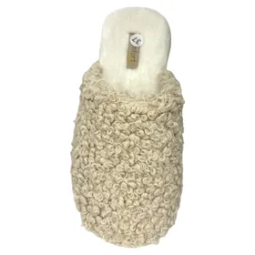 Slippers Mules Beige Textile