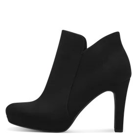 Tamaris Enkellaarsjes Zwart met Hak