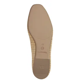 Tamaris Ballerines Taupe Leer Textiel